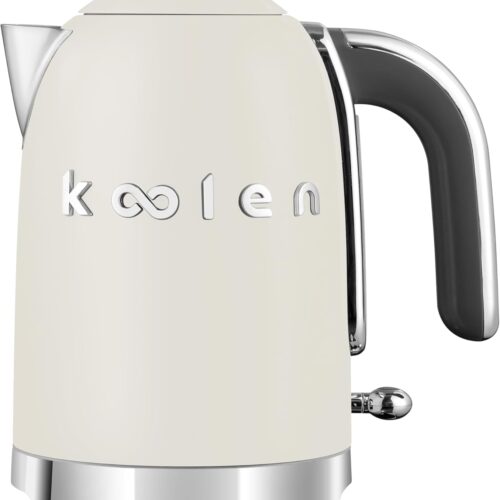 غلاية كهربائية من كولين، قدرة 2200 واط، سعة 1.7 لتر، بلون كريمي