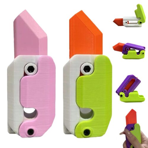 e83744f9-4d50-4f5d-8218-4172b0e6e5a8.jpg 3D Printing Gravity Cub Jumping Small Radish Knife Mini Model Student Prize Pendant Decompression Toy For Children Gift